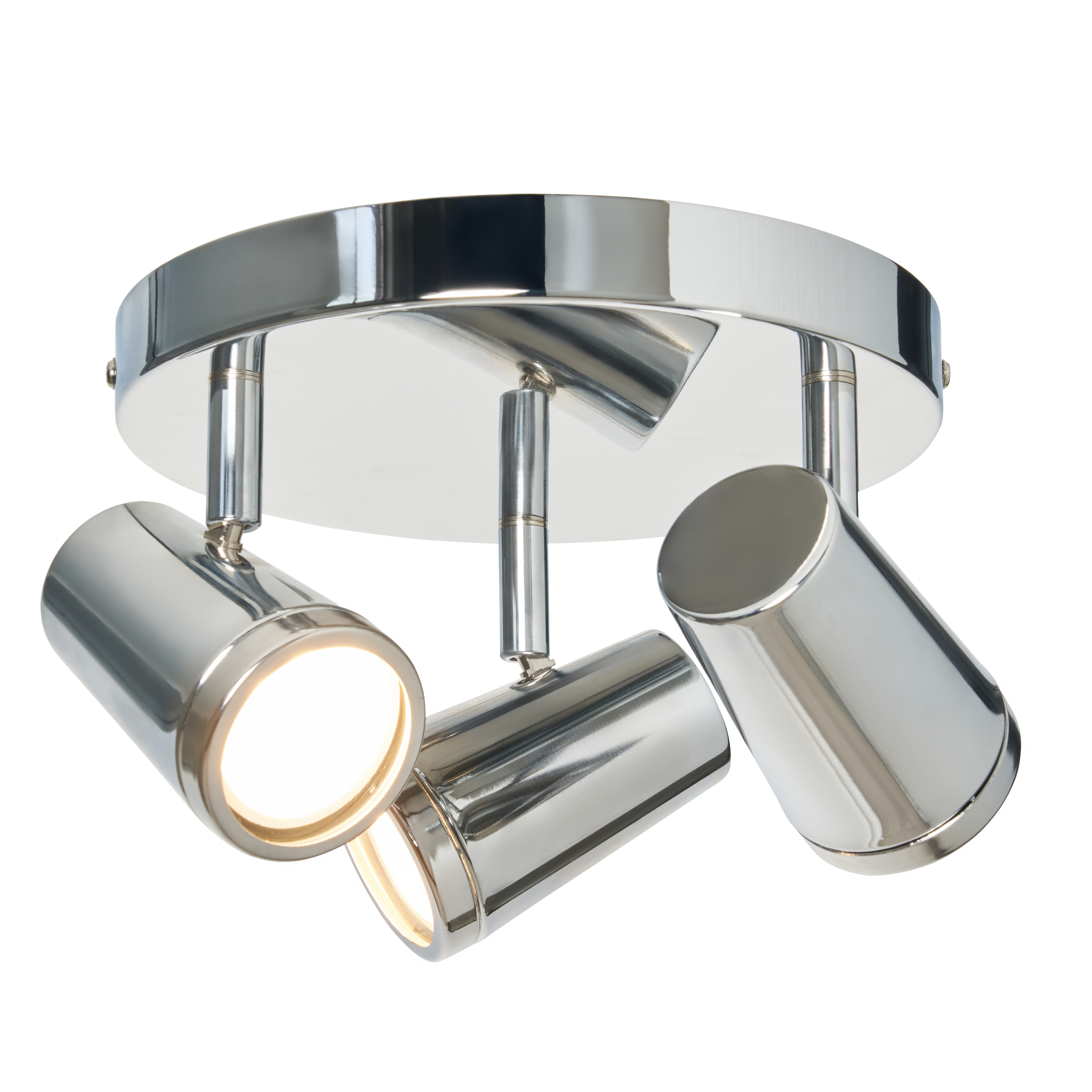 Freya Bathroom Ceiling Spotlight Plate Chrome